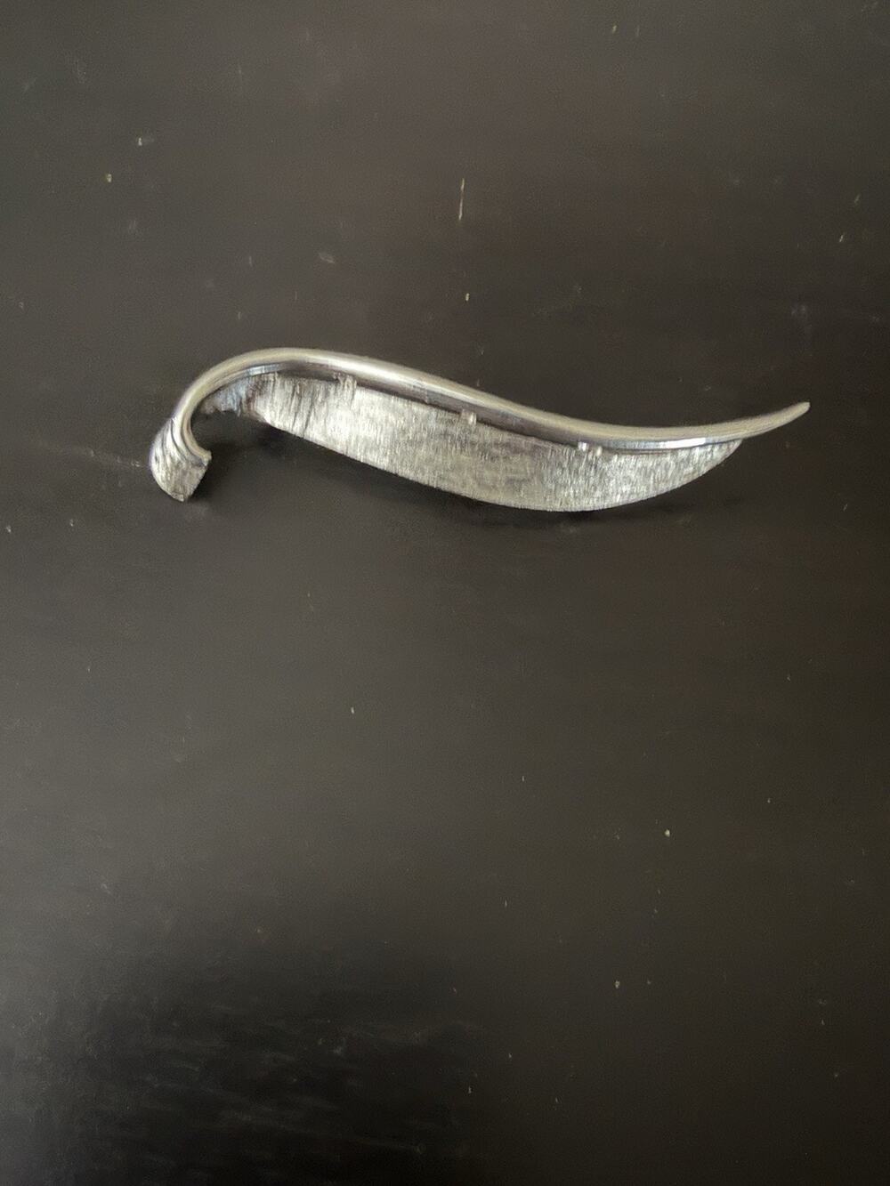 Vintage Boucher Silver Tone Brooch Leaf 2005 Or Possibly 2095 Jewerly 3 Inches